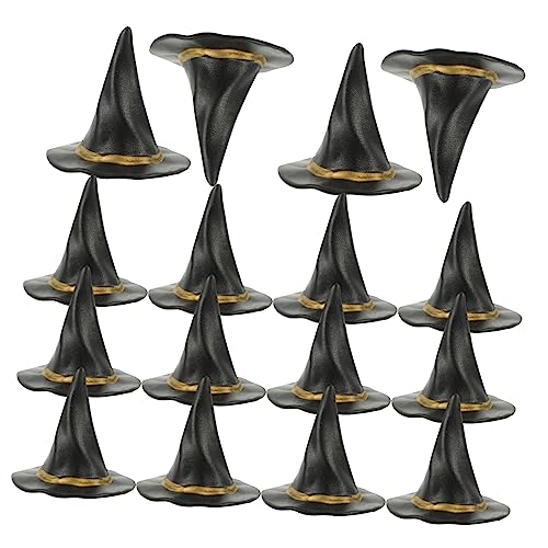 Kisangel 24 Stück Teiliges Mini Hexenhut für Halloween Dekoration Puppenhaus Zubehör Handgefertigte Miniaturhüte für DIY Bastelprojekte als Partydeko und Geschenkidee Kisangel 24 Stück Teiliges Mini Hexenhut für Halloween Dekoration Puppenhaus Zubehör Handgefertigte Miniaturhüte für DIY Bastelprojekte als Partydeko und Geschenkidee von Kisangel