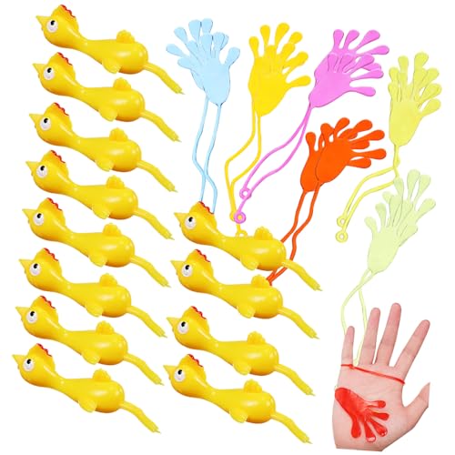 Kisangel 24 Stück Teiliges Partyset mit Dehnbaren Klebrigen Spielzeugen und Fliegenden Finger hühnern Spielerisch für Kindergeburtstag und Familienaktivitäten Fördert Koordination und Spaß Kisangel 24 Stück Teiliges Partyset mit Dehnbaren Klebrigen Spielzeugen und Fliegenden Finger hühnern Spielerisch für Kindergeburtstag und Familienaktivitäten Fördert Koordination und Spaß von Kisangel