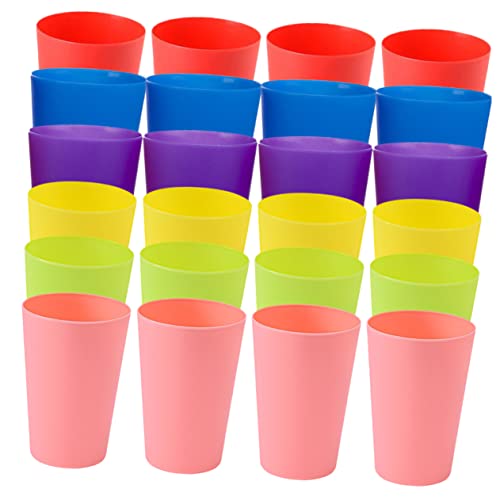 Kisangel 24 Stück Teiliges Stapelbecher Spiel Interaktives und Konzentrationstraining Bunte Kinderbecher für Kleinkinder Lernspielzeug für Geburtstags und Partyspaß von Kisangel