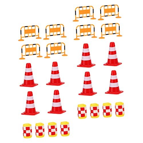 Kisangel 24 Stück Verkehrshütchen Spielzeugset für Lernspielzeug für Verkehrserziehung Einschließlich Rote Absperrgitter und Gelbe Warnbaken für Kreative Spielmöglichkeiten und Kisangel 24 Stück Verkehrshütchen Spielzeugset für Lernspielzeug für Verkehrserziehung Einschließlich Rote Absperrgitter und Gelbe Warnbaken für Kreative Spielmöglichkeiten und von Kisangel