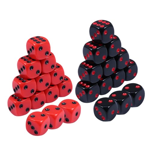 Kisangel 24 Stück Würfel Spots Spiel Jumbo Klein Gerundet Acryl Kisangel 24 Stück Würfel Spots Spiel Jumbo Klein Gerundet Acryl von Kisangel