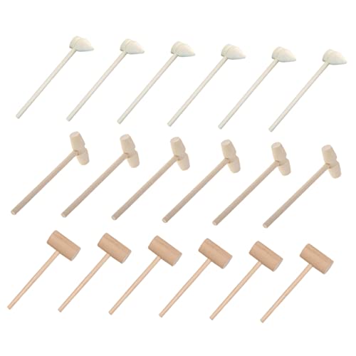 Kisangel 24 Stück hölzerner Hammer hämmern winzig Mini-Hammerspielzeug Krabbenhammer Hammer Mini-Krabbe kinderspielzeug bastelset Backschlägel Minihammer Kisangel 24 Stück hölzerner Hammer hämmern winzig Mini-Hammerspielzeug Krabbenhammer Hammer Mini-Krabbe kinderspielzeug bastelset Backschlägel Minihammer von Kisangel