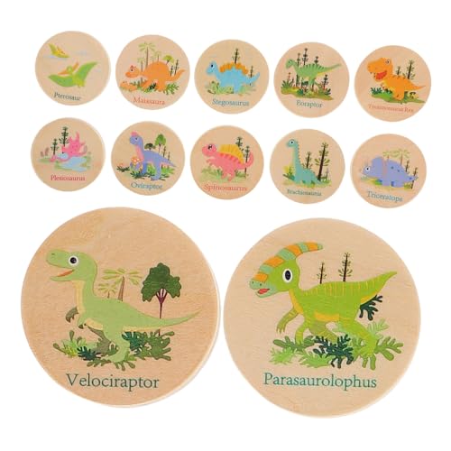 Kisangel 24 Teiliges Dinosaurier Gedächtnis Schach Kleinkindspielzeug Babyspielzeug Holztiere Schrankknöpfe Dekoratives Holz Holz Gedächtnis Zuordnungsspiel Für Kleinkinder Kisangel 24 Teiliges Dinosaurier Gedächtnis Schach Kleinkindspielzeug Babyspielzeug Holztiere Schrankknöpfe Dekoratives Holz Holz Gedächtnis Zuordnungsspiel Für Kleinkinder von Kisangel
