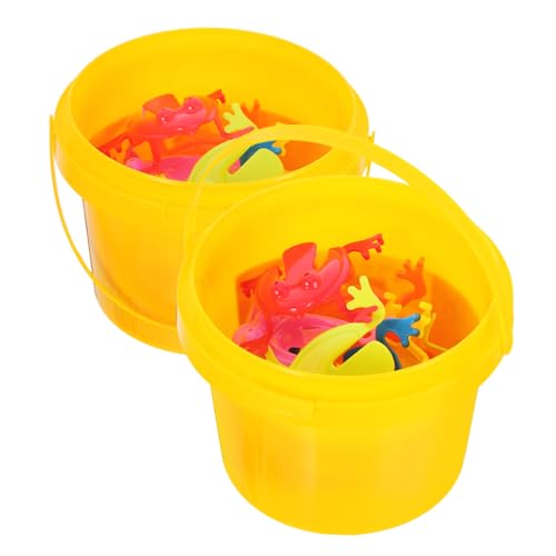 Kisangel 24Stücke Springfrösche Frosch Spielzeuge für Unterricht Partygeschenke und Spielaktivitäten Fördert Hand Auge Koordination und Eltern Interaktion von Kisangel