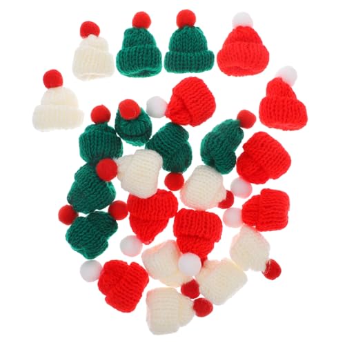 Kisangel 24Stücke Weihnachtsmützen Mini Strickmützen Für Puppen DIY Bastelbedarf Weihnachtsdeko Kleine Hüte Für Miniaturfiguren Und Handwerk Kisangel 24Stücke Weihnachtsmützen Mini Strickmützen Für Puppen DIY Bastelbedarf Weihnachtsdeko Kleine Hüte Für Miniaturfiguren Und Handwerk von Kisangel