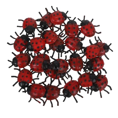 Kisangel 25 Stück Simulation Marienkäfer Streichspielzeug PVC Realistische Insektenmodelle für Halloween Dekoration und Frühkindliche Bildung für Partys und Kreative Spiele Kisangel 25 Stück Simulation Marienkäfer Streichspielzeug PVC Realistische Insektenmodelle für Halloween Dekoration und Frühkindliche Bildung für Partys und Kreative Spiele von Kisangel