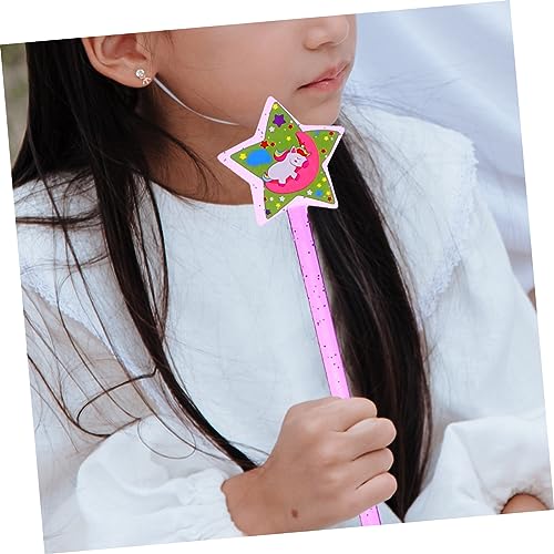 Kisangel 25 Stück Teiliges Handheld Fairy Wands Sternform Zauberstäbe aus Kinderfreundlichem Material Dekorative Feenstäbe für Geburtstag Party und Verkleidung von Kisangel