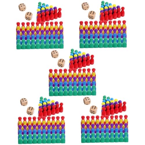 Kisangel 250 Stück Teiliges Holz Spielfiguren für Brettspiele Mehrfarbige Menschliche Formen Rot Gelb Blau Grün Würfel Praktische Spielsteine für Schach und Gesellschaftsspiele Kisangel 250 Stück Teiliges Holz Spielfiguren für Brettspiele Mehrfarbige Menschliche Formen Rot Gelb Blau Grün Würfel Praktische Spielsteine für Schach und Gesellschaftsspiele von Kisangel