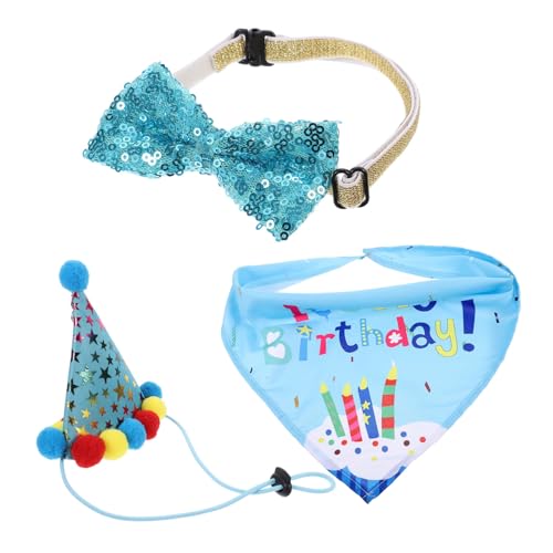 Kisangel 2St Partyballon Tipi-Zelt für Haustiere Geburtstagsballons für Haustiere Karikatur Ballongas luftballons Haustier-Geburtstagsmütze Geburtstag des Hundes Geburtstagshut einstellen von Kisangel