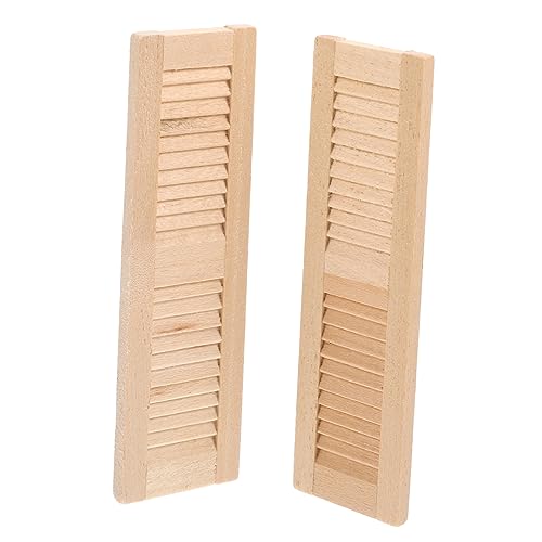 Kisangel 2Stücke Fensterläden Für Puppenhäuser Teiliges Aus Hochwertigem Für Schlafzimmer Und Wohnzimmerszenen Perfektes Zubehör Für DIY Puppenhausdekoration Kisangel 2Stücke Fensterläden Für Puppenhäuser Teiliges Aus Hochwertigem Für Schlafzimmer Und Wohnzimmerszenen Perfektes Zubehör Für DIY Puppenhausdekoration von Kisangel