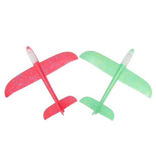 Kisangel 2Stücke Handwurfflugzeuge Mit Licht Epp Segelflugzeug Für Jungen Und Kreative Flugmodelle Für Outdoor Spiele Farben Zufällig von Kisangel