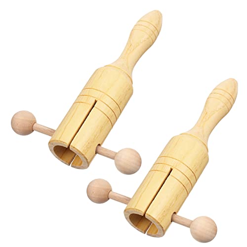 Kisangel 2Stücke Holz Handglocken Für Musikalisches Zur Frühkindlichen Bildung Rasselspielzeug Handbell Für Kreative Klangspiel Erlebnisse Für Musikunterricht Und Spielgruppen Kisangel 2Stücke Holz Handglocken Für Musikalisches Zur Frühkindlichen Bildung Rasselspielzeug Handbell Für Kreative Klangspiel Erlebnisse Für Musikunterricht Und Spielgruppen von Kisangel