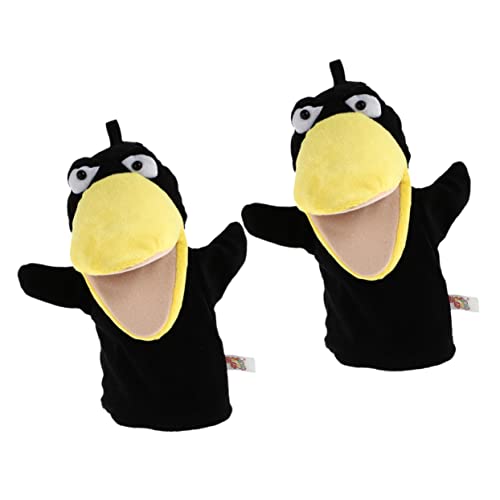 Kisangel 2Stücke Interaktive Handpuppen Für Lustige Tier Marionetten Für Kreatives Und Geschichtenerzählen Für Eltern Junge Mädchen Aktivitäten Und Weihnachten von Kisangel
