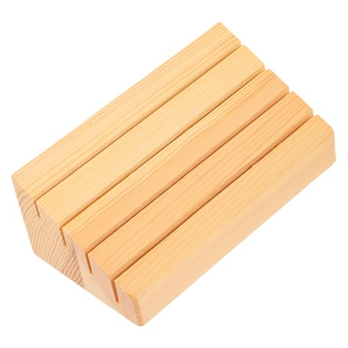 Kisangel 2Stücke Kartenhalter Aus Holz Spielkartenständer Für Andere Kartenspiele Stabil Für Zuhause von Kisangel
