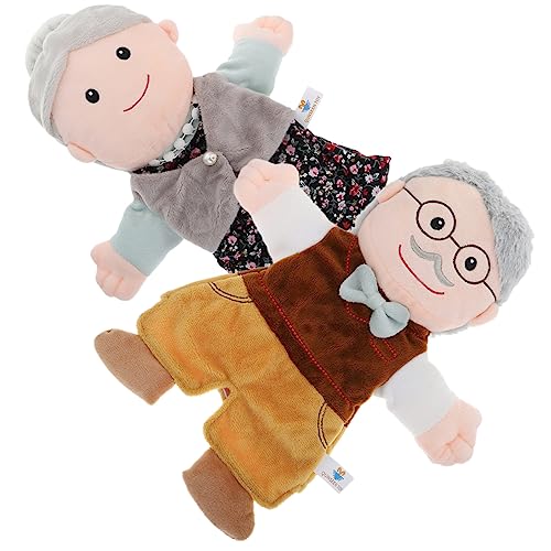 Kisangel 2Stücke Kreative Handpuppen Lebensechte Figuren Handspielzeug Für Erwachsene Fördert Bildung Und Fantasie Für Rollenspiele Und Eltern Junge Mädchen Interaktion von Kisangel