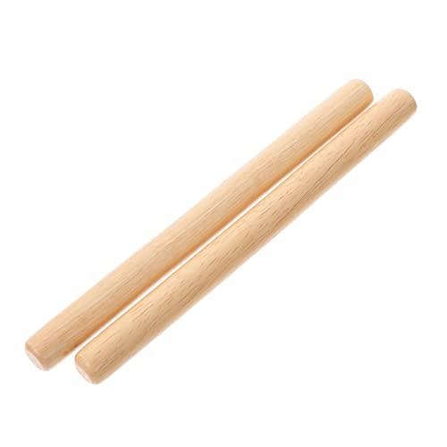 Kisangel 2Stücke Kreative Musikstäbe Für Hölzerne Percussion Instrumente Bildungswerkzeug Musikalischen Entwicklung Für Musikunterricht von Kisangel