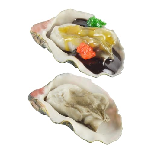 Kisangel 2Stücke Lebensechte Austernmodelle Künstliche Barbecue Austern für Deko Realistische Simulation für Restaurant und Familientreffen Perfektes Spielessen und Partyzubehör Kisangel 2Stücke Lebensechte Austernmodelle Künstliche Barbecue Austern für Deko Realistische Simulation für Restaurant und Familientreffen Perfektes Spielessen und Partyzubehör von Kisangel