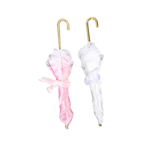 Kisangel Miniatur-regenschirme Für Die Dekoration Von Minihäusern 2er-Pack Puppen-mini-regenschirme Für Spielzeug Und Jungen Und Mädchen Kisangel Miniatur-regenschirme Für Die Dekoration Von Minihäusern 2er-Pack Puppen-mini-regenschirme Für Spielzeug Und Jungen Und Mädchen von Kisangel