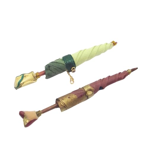 Kisangel 2Stücke Mini Regenschirm Pädagogisches Zubehör Für Puppenhäuser Realistische Dekoration Für Sicher Und Langlebig Fördert Kreativität Und Fantasie Kisangel 2Stücke Mini Regenschirm Pädagogisches Zubehör Für Puppenhäuser Realistische Dekoration Für Sicher Und Langlebig Fördert Kreativität Und Fantasie von Kisangel