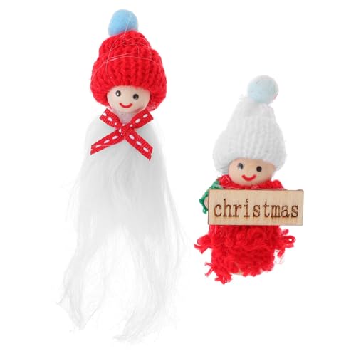 Kisangel 2Stücke Mini Weihnachtspuppen Für Puppenhäuser DIY Dekorationen Zauberhafte Stoffpuppen Für Festliche Szenen Kreative Weihnachtsanhänger Zubehör Für Weihnachtsfeiern Kisangel 2Stücke Mini Weihnachtspuppen Für Puppenhäuser DIY Dekorationen Zauberhafte Stoffpuppen Für Festliche Szenen Kreative Weihnachtsanhänger Zubehör Für Weihnachtsfeiern von Kisangel