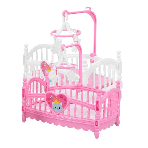 Kisangel 2Stücke Miniatur Puppenbett Puppenmöbel für Puppenhaus Realistische Kinderbettmodelle und Zubehör für Miniatur Wohnaccessoires Kisangel 2Stücke Miniatur Puppenbett Puppenmöbel für Puppenhaus Realistische Kinderbettmodelle und Zubehör für Miniatur Wohnaccessoires von Kisangel