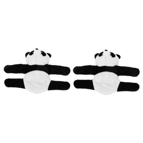 Kisangel 2Stücke Plush Panda Slap Bracelet Cute Stuffed Animal Hugger For Birthday Parties And Soft And Comfortable Material von Kisangel