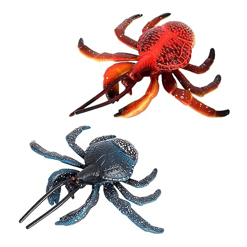 Kisangel 2Stücke Tiermodell Simulierte Krabbenfiguren für Kognitive Spielzeuge Fantasie Meereslebewesen für Kleine Kisangel 2Stücke Tiermodell Simulierte Krabbenfiguren für Kognitive Spielzeuge Fantasie Meereslebewesen für Kleine von Kisangel