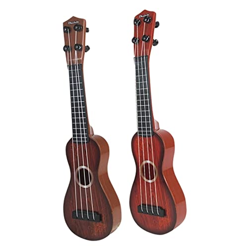 Kisangel 2Stücke Ukulele Simulation Ukulele Für Musikalisches Lernspielzeug Für Frühe Bildung Farben Für Jungen von Kisangel