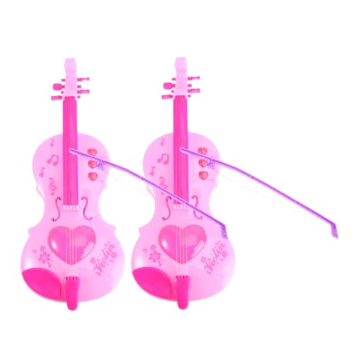 Kisangel 2Stücke Violinenspielzeug Pädagogisches Musikinstrument Für Kreative Spielstunden Robustes Kunststoffdesign Für Kleinen Musikern Musikverständnis Kisangel 2Stücke Violinenspielzeug Pädagogisches Musikinstrument Für Kreative Spielstunden Robustes Kunststoffdesign Für Kleinen Musikern Musikverständnis von Kisangel