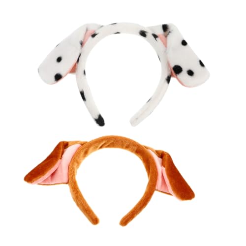 Kisangel 2pcs Entzückende Hundeohren Haarband Plüsch Tierpelke Ohren Stirnband Hundekleid Kopfbedeckung Kostüm Cosplay Geburtstag Accessoires Kisangel 2pcs Entzückende Hundeohren Haarband Plüsch Tierpelke Ohren Stirnband Hundekleid Kopfbedeckung Kostüm Cosplay Geburtstag Accessoires von Kisangel