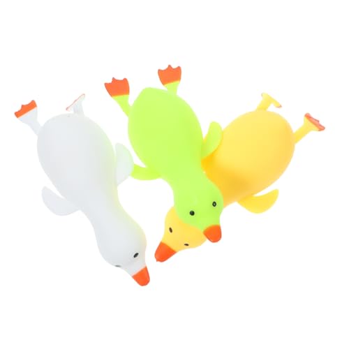 Kisangel 3 STÜCKE Teiliges Elastisches Stretch Stressabbau Vielseitig Dehnbar und Knautschbar Buntes Quetschspielzeug für Erwachsene für Entspannung und Angstlösung Zufällige Farbe von Kisangel
