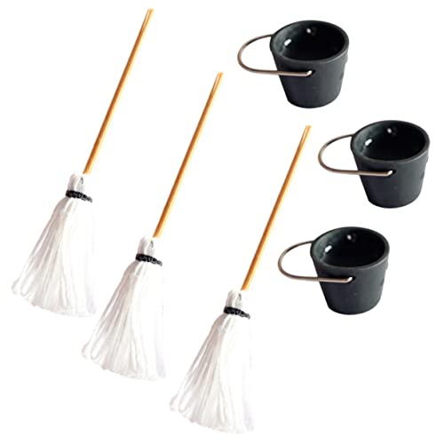 Kisangel 3 Sätze Eimer-Mop-Modell für kinderspielzeug kinderknallzeug für freundinen spielzeuge Dekoration wischeimer Mini- -Dekore Mopp-Modell Eisen Kisangel 3 Sätze Eimer-Mop-Modell für kinderspielzeug kinderknallzeug für freundinen spielzeuge Dekoration wischeimer Mini- -Dekore Mopp-Modell Eisen von Kisangel