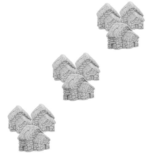 Kisangel 3 Sätze Hausschmuck Mantel Lebkuchenhaus Für Den Einzug Schreibtisch Dekoration Terassendeko Basteln Miniaturhausdekoration Mini Chinesisches Sandstein 3 Stück * 3 von Kisangel