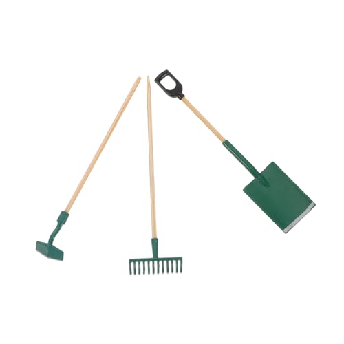 Kisangel 3 Sätze Maßstab mit Schaufel Rechen und Hacke für Bonsai Sukkulenten und Puppenhaus Dekoration Kisangel 3 Sätze Maßstab mit Schaufel Rechen und Hacke für Bonsai Sukkulenten und Puppenhaus Dekoration von Kisangel