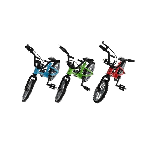 Kisangel 3 Sätze Mini Finger Bike Modelle aus Austauschbare Fahrrad Räder Tragbares Desktop Kindlichen Kreativität und Dekoration in Rot Blau Grün Kisangel 3 Sätze Mini Finger Bike Modelle aus Austauschbare Fahrrad Räder Tragbares Desktop Kindlichen Kreativität und Dekoration in Rot Blau Grün von Kisangel