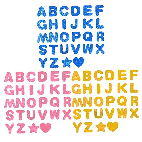 Kisangel 3 Sets Buchstabenaufkleber Frühpädagogik Zubehör Dekorative Aufkleber Alphabet Aufkleber Pädagogische Aufkleber Für Zufällige Farbe Kisangel 3 Sets Buchstabenaufkleber Frühpädagogik Zubehör Dekorative Aufkleber Alphabet Aufkleber Pädagogische Aufkleber Für Zufällige Farbe von Kisangel