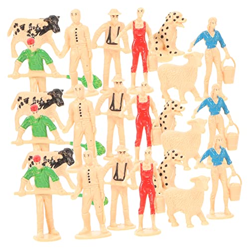 Kisangel 3 Sets Mini Ranch Figur Dekoration Tierfiguren Für Menschen Winzige Menschen Figurine Bauernhaus Kit Spielhaus Schule Für Bauernhof Bauchmuskeln Kisangel 3 Sets Mini Ranch Figur Dekoration Tierfiguren Für Menschen Winzige Menschen Figurine Bauernhaus Kit Spielhaus Schule Für Bauernhof Bauchmuskeln von Kisangel