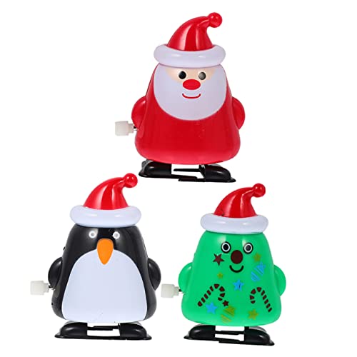 Kisangel 3 Stück Aufzieh Weihnachten Niedliche Weihnachtsmann und Tierfiguren aus Kunststoff Party für Weihnachten Kisangel 3 Stück Aufzieh Weihnachten Niedliche Weihnachtsmann und Tierfiguren aus Kunststoff Party für Weihnachten von Kisangel