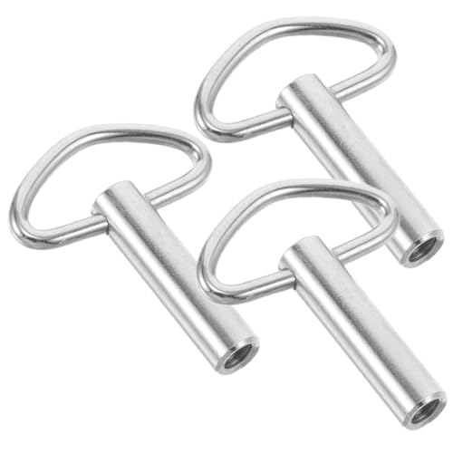 Kisangel 3 Stück Aufziehschlüssel für Spieluhren Versilberte Metall Wickler für DIY Musikboxen Triangle Mechanismus Zubehör Langlebig und Vielseitig von Kisangel