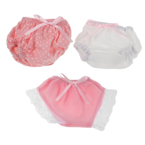 Kisangel 3 Stück Babypuppenwindeln Wiederverwendbar Für 20 cm Große Babypuppen Zubehör Windeln Kleidung Rollenspielzubehör Für Realistische Neugeborenenunterwäsche Kisangel 3 Stück Babypuppenwindeln Wiederverwendbar Für 20 cm Große Babypuppen Zubehör Windeln Kleidung Rollenspielzubehör Für Realistische Neugeborenenunterwäsche von Kisangel