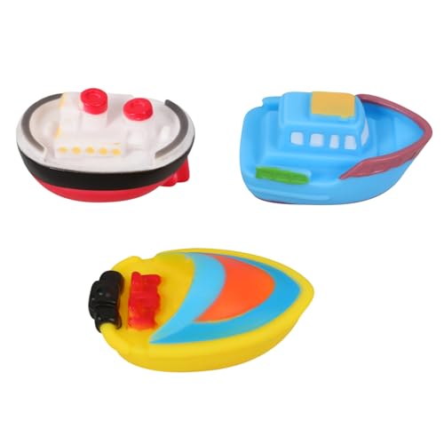 Kisangel 3 Stück Badebootspielzeug kinderbadezimmer Badespielzeug für Kleinkinder Poolspielzeug Wasserspielzeug Cartoon-Badespielzeug Vinyl Kisangel 3 Stück Badebootspielzeug kinderbadezimmer Badespielzeug für Kleinkinder Poolspielzeug Wasserspielzeug Cartoon-Badespielzeug Vinyl von Kisangel