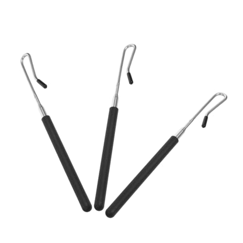 Kisangel 3 Stück Handpuppen Joystick Handpuppen Puppet Skalierbarer Armkontrollstab Stick Armkontrollstab Für Puppen Puppenstangen Zubehör Für Puppen Puppenbedienstange Schwarzer von Kisangel