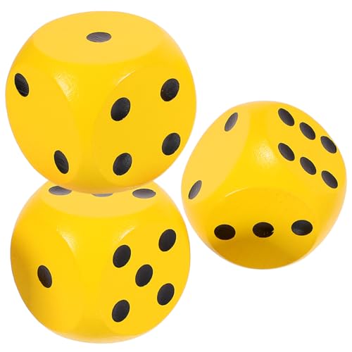 Kisangel 3 Stück Holzwürfel für Standard-Spielwürfel Brettspiele Würfel Leere Würfel Lernwürfel Taschenstoffe Lernen hölzern Gelb Kisangel 3 Stück Holzwürfel für Standard-Spielwürfel Brettspiele Würfel Leere Würfel Lernwürfel Taschenstoffe Lernen hölzern Gelb von Kisangel