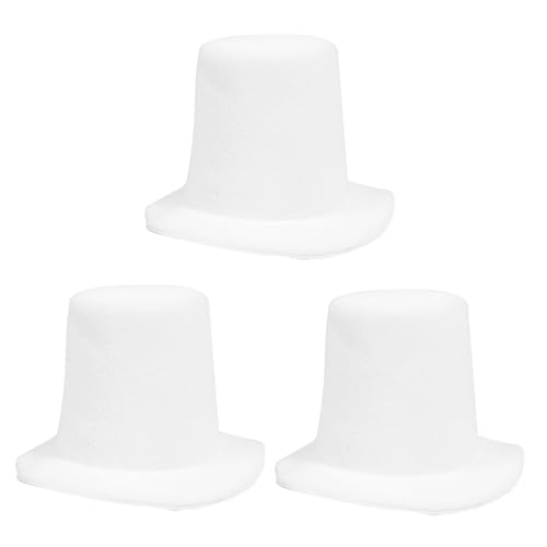 Kisangel 3 Stück Kinderhut Kleine Partymütze Stroh Geburtstag Für Und Kleine Top Puppe Mädchen Winzige Miniatur Filzhüte DIY Bastelmaterial Festivalhut DIY Schneemannhut Stoff Weiß Kisangel 3 Stück Kinderhut Kleine Partymütze Stroh Geburtstag Für Und Kleine Top Puppe Mädchen Winzige Miniatur Filzhüte DIY Bastelmaterial Festivalhut DIY Schneemannhut Stoff Weiß von Kisangel