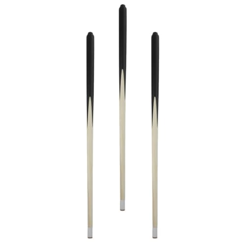 Kisangel 3 Stück Mini-Pool-Queue klein Pool-Stick Minipool Junior Stöcke Billard Queue für Mini-Billard-Queue Kinderzimmer Billard Queue Billardstock Billardqueue für hölzern von Kisangel