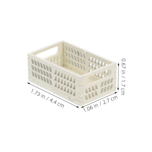 Kisangel 3 Stück Miniatur Holzrahmen Aufbewahrungsbox Teilig Vielseitiger Miniaturkorb für Puppenhaus Möbel Multifunktional für Schmuck Zubehör für DIY Mikro Landschaft von Kisangel