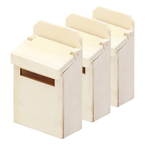 Kisangel 3 Stück Miniatur Zubehör klein äußern Mini-Mailbox-Modell Artikel holzspielzeug Schreibtisch Dekoration Briefkasten Modell Briefkastenhandwerk Briefkasten hölzern Beige Kisangel 3 Stück Miniatur Zubehör klein äußern Mini-Mailbox-Modell Artikel holzspielzeug Schreibtisch Dekoration Briefkasten Modell Briefkastenhandwerk Briefkasten hölzern Beige von Kisangel