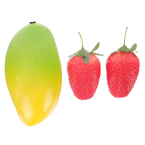 Kisangel 3 Stück Obstsandrohr Maracas Musikspielzeug Maraca musikalische früchte Musikspielzeug Fruchtstreuer für Musikalische Fruchtstreuer Shakers Musical ABS-Kunststoff von Kisangel