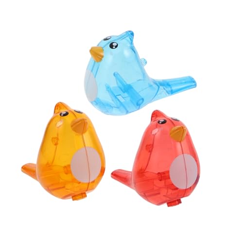 Kisangel 3 Stück Pfeifinstrumente Musikinstrument Instrumente Für Vogelpfeifen Requisiten Wasservogelpfeife Vogelrufpfeife Pfeife Aus Kunststoff von Kisangel