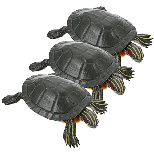 Kisangel 3 Stück Realistische Schildkröten Figuren aus Hochwertigem Stabile Meeresschildkröten Modelle als Dekorative Spielzeuge für Naturgetreue Tierform Figuren für Haus und von Kisangel